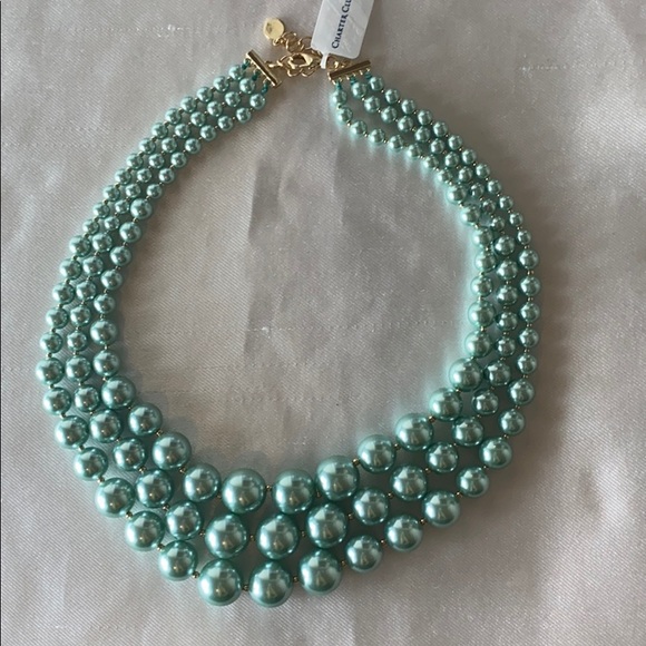 NWT Charter club triple faux pearl necklace. - Picture 2 of 4